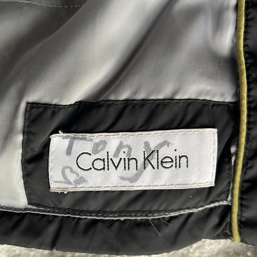 CALVIN KLEIN Black Duck Down Water-Repellent Hooded Puffer Jacket - Picture 11 of 11